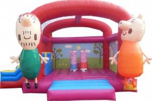 Peppa Pig jumping castle with slide
