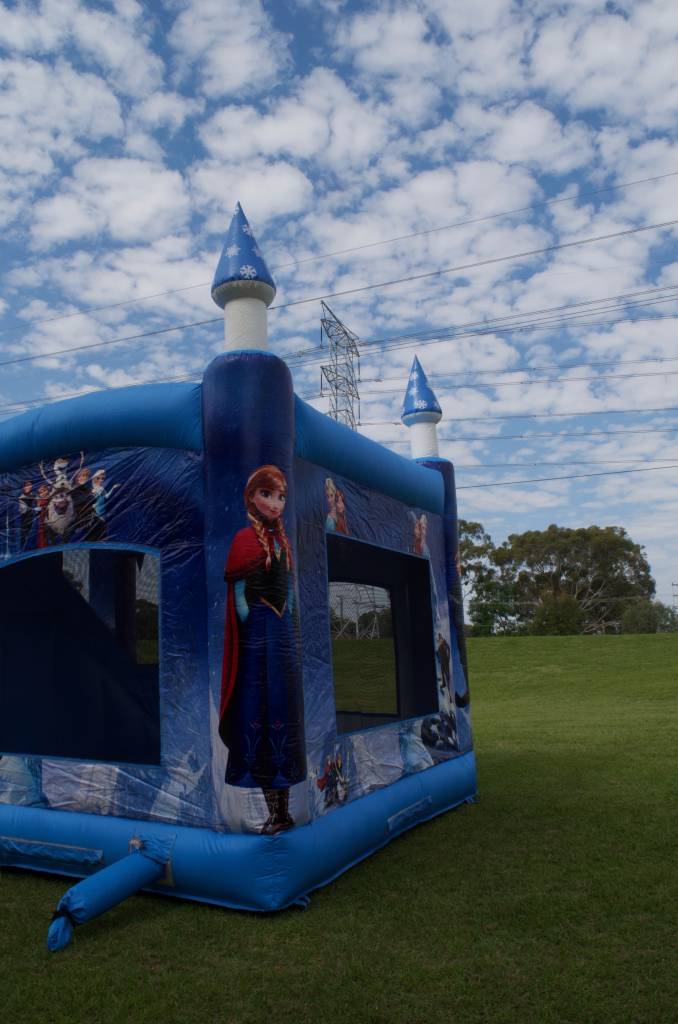 Frozen Tower Jumping Castle Hire and Slide Wonderland Jumping Castles
