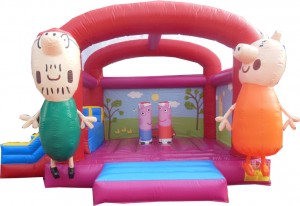 Peppa Pig jumping castle with slide
