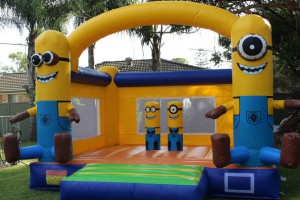 Minions jumping castle
