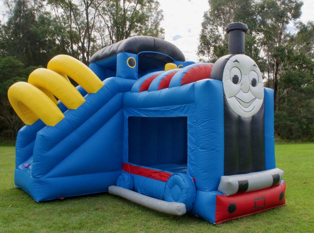 Large Thomas the Tank Engine character jumping castle