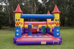 Clown theme jumping castle