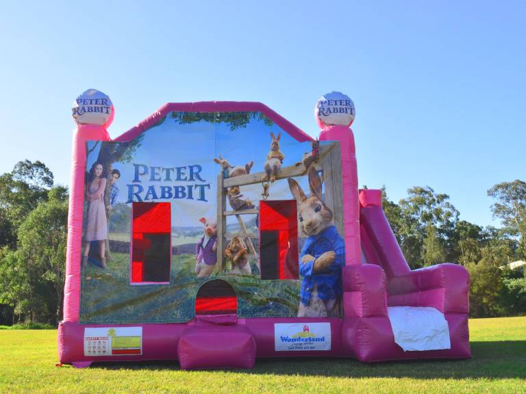 Peter Rabbit Jumping Castle Hire and Slide | Wonderland Jumping Castles